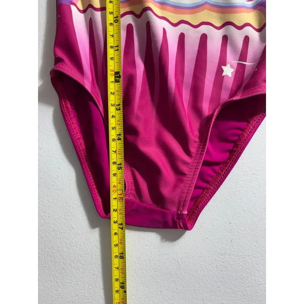 Destira Birthday Unicorn Leotard Size XS Pink Cupcake